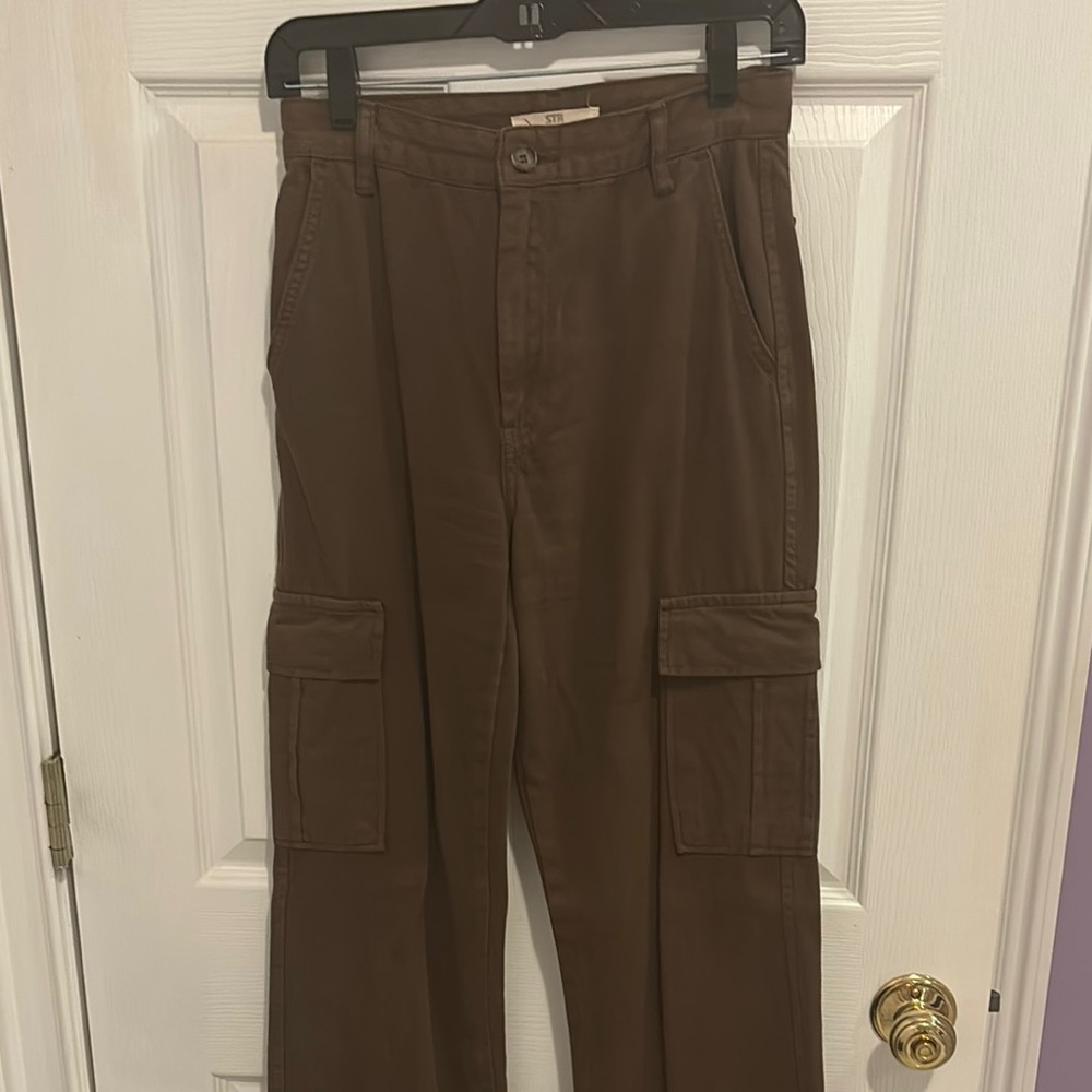 Missguided Brown Cargo Pants